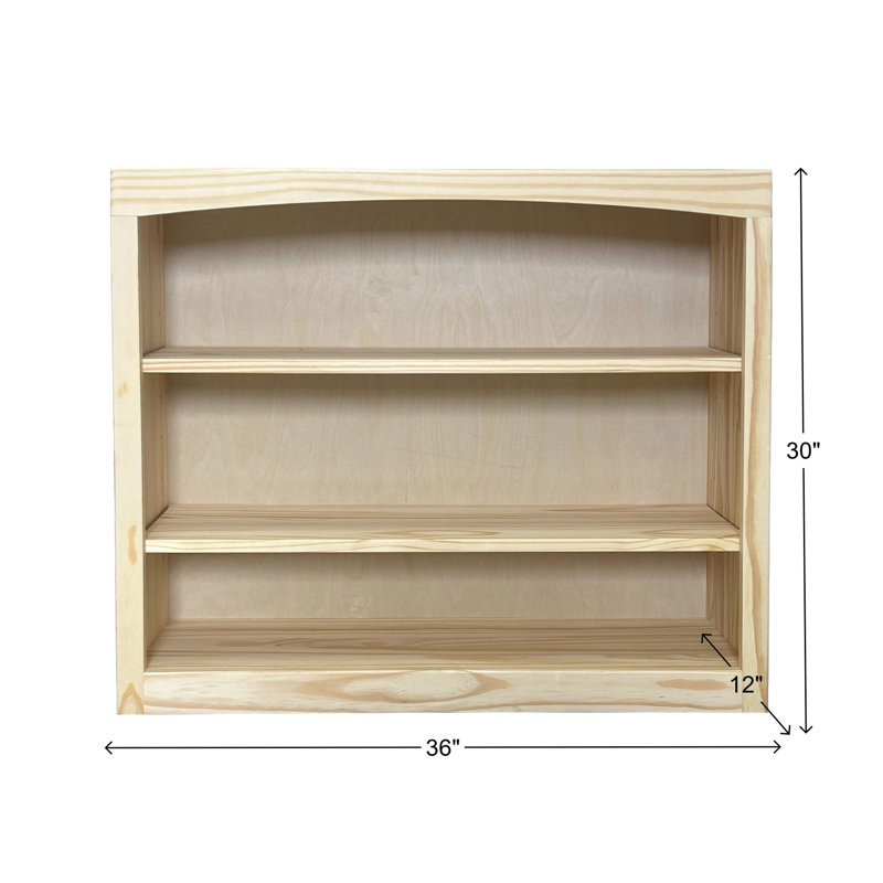 Bibliothèque classique Ossy, Sans finition, (3 tablettes) H 30 po x l 36 po x P 12 po