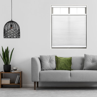 Ajanai EcoHome 1.5 inch Cordless Semi-Sheer Light Filtering Top Down Bottom Up Cellular Shade