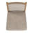 Cipolla Wood Finish Beige Fabric Dining Chair-105512470