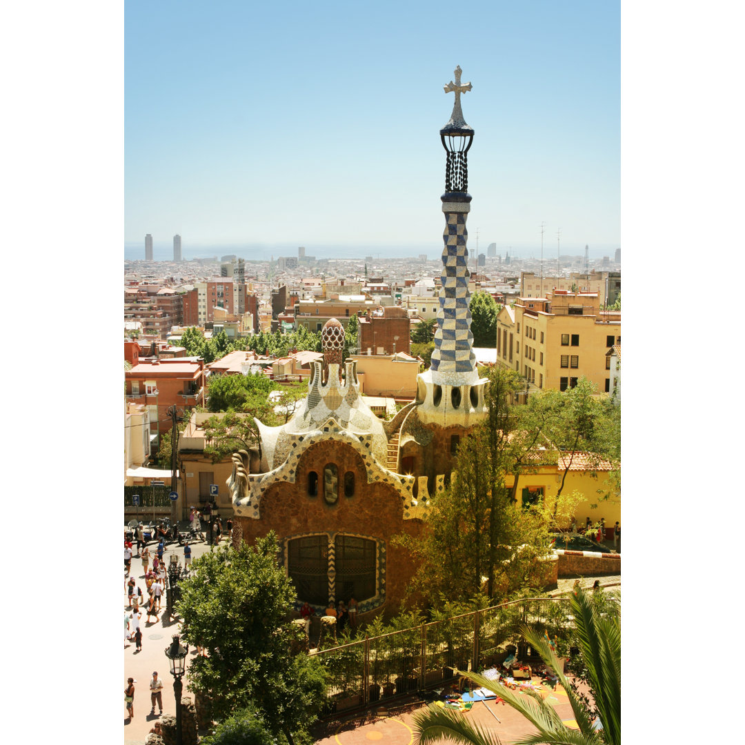 Park Güell, Barcelona by Ogs - Wrapped Canvas Photograph