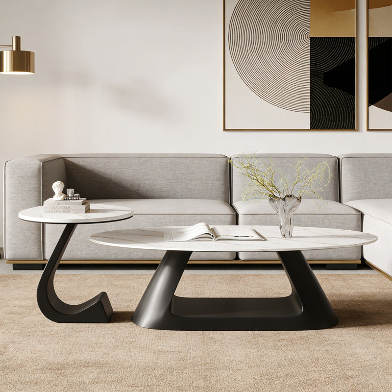 Table basse, H 15,74 po x L 39,37 po x l 21,65 po, Noir