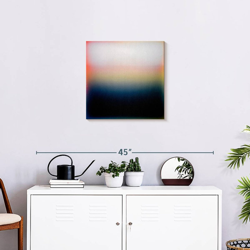 Minimal Sunset Gradient, 20" H x 20" W