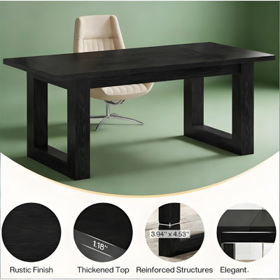 Table de travail en bois