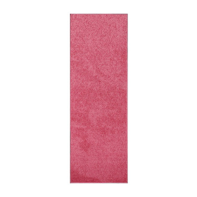 Tapis modernes de couleur unie pour animaux de compagnie et enfants, résistance aux taches et à la décoloration, chambre à coucher, salle de jeux et chambre d'enfant, événement, mariage, parfait pour le salon, la salle à manger, tapis rose Mequon