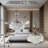 42 Inch - Silver Crystal Fan Chandelier - Remote Control / Dimmable / Variable Speed - Suitable For Living Room And Any Room