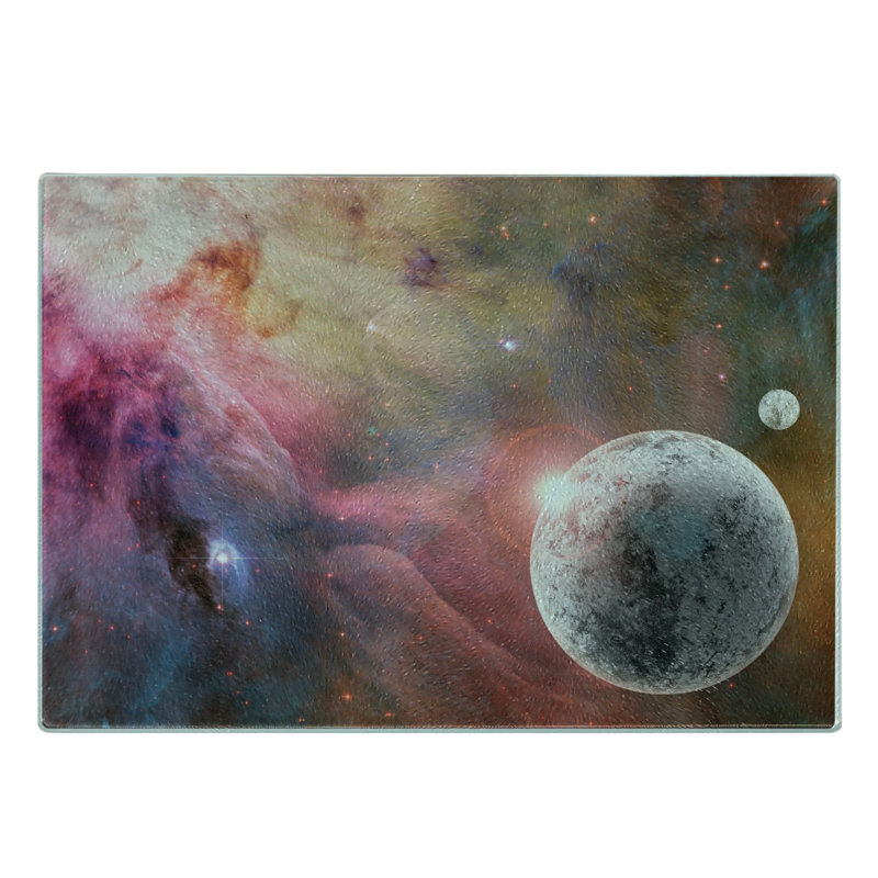 Planche à découper en verre trempé Ambesonne