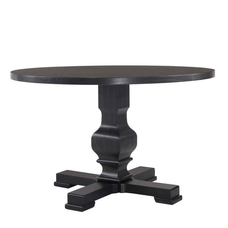 Table de salle à manger Gracie Mills, Black/Matte Black