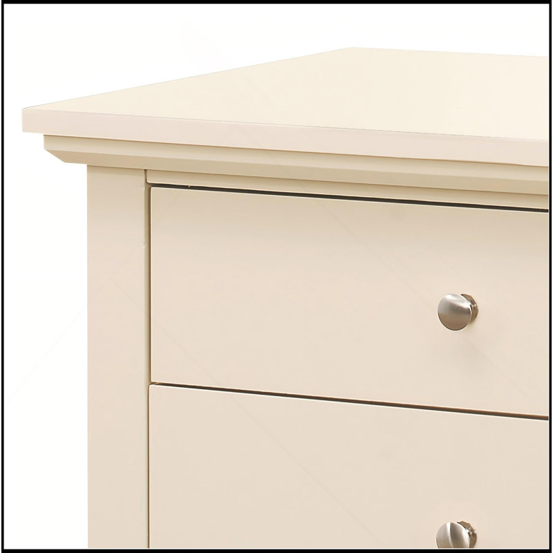 Chic Champagne Nightstand, Beige