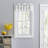 Country Floral Floral Ruffled 52'' W Window Valance in