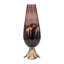Abstract Glass Vase with Gold Accents-1461252933