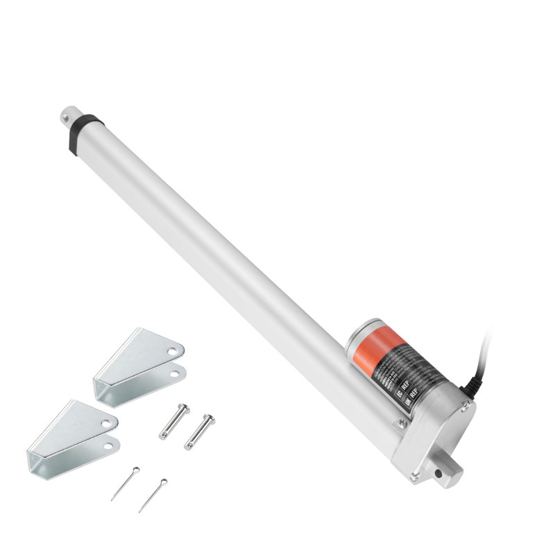 VEVOR Linear Actuator 12V, 16 Inch High Load 330lbs/1500N Linear Actuator, 0.19"/s Linear Actuator