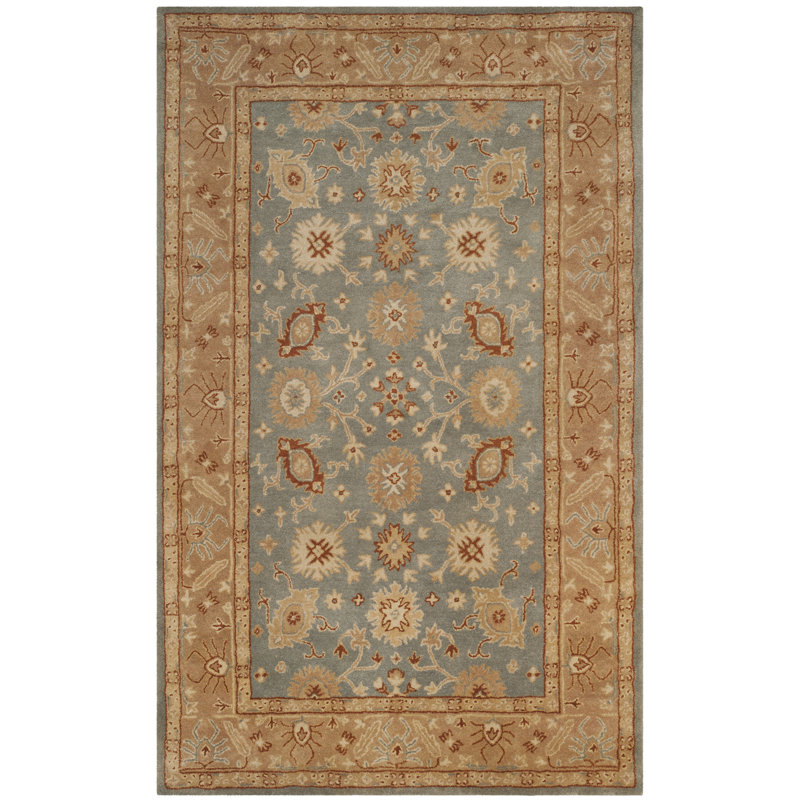 Dunbar Hand Tufted Wool Oriental Rug, Rectangle 4' x 6'