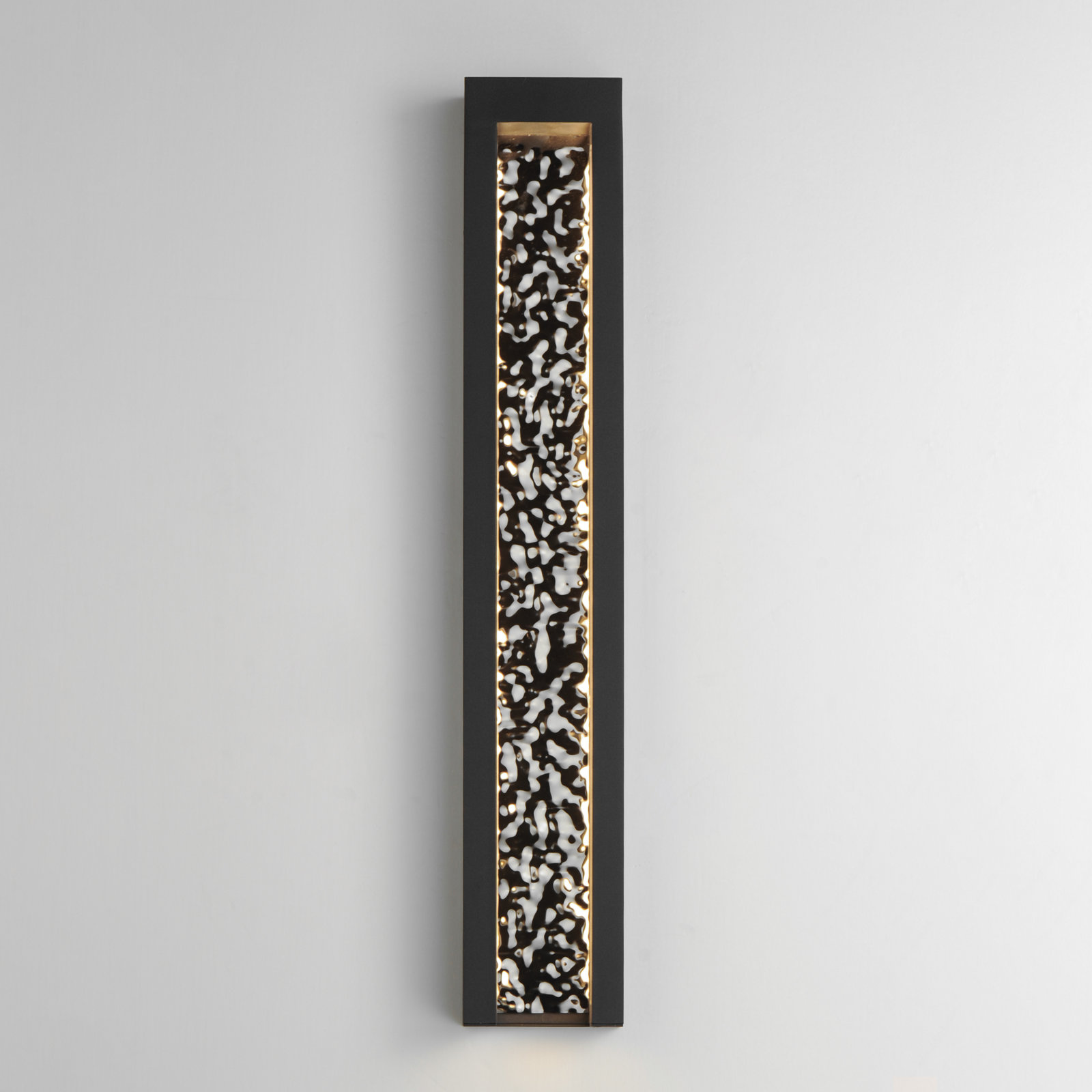 Alessander Rectangle Outdoor Aluminum LED Wall Light, 30" H x 5" W x 2.5" D