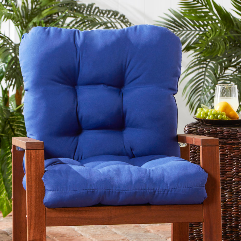 Lester Outdoor Chair Cushion, Marine Blue, 1, 21" H x 21" W x 21" D