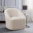 Boucle Fabric Upholstered Swivel Function Chair