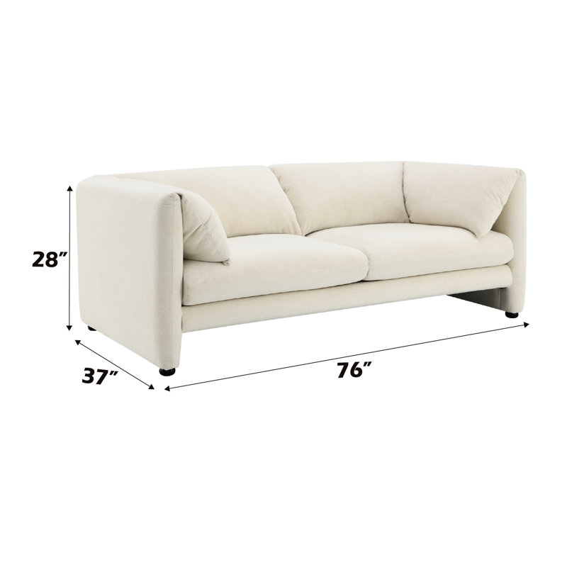 Lin beige avec table d'appoint - Ajout pratique et élégant Confort exceptionnel, élégance intemporelle combinée