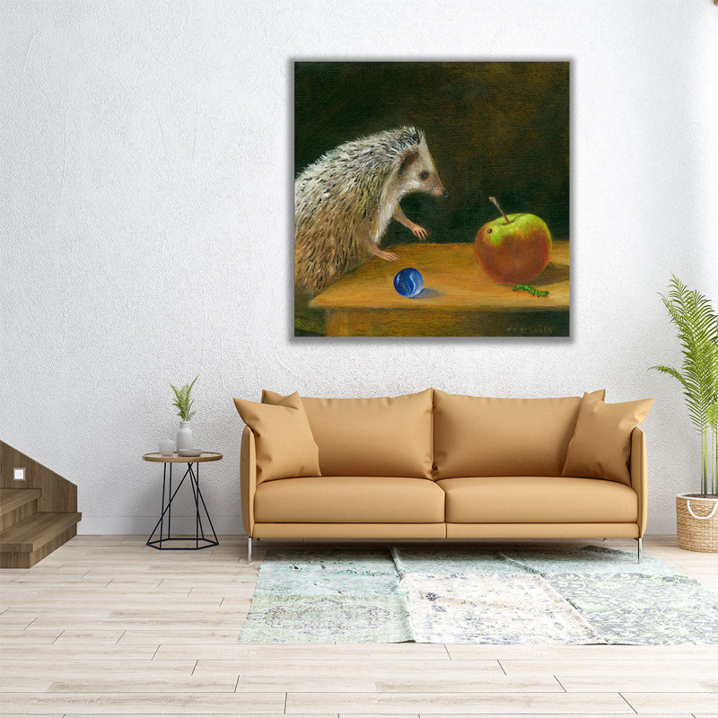 Helmut - reproduction d'art sur toile, H 12 po x l 12 po