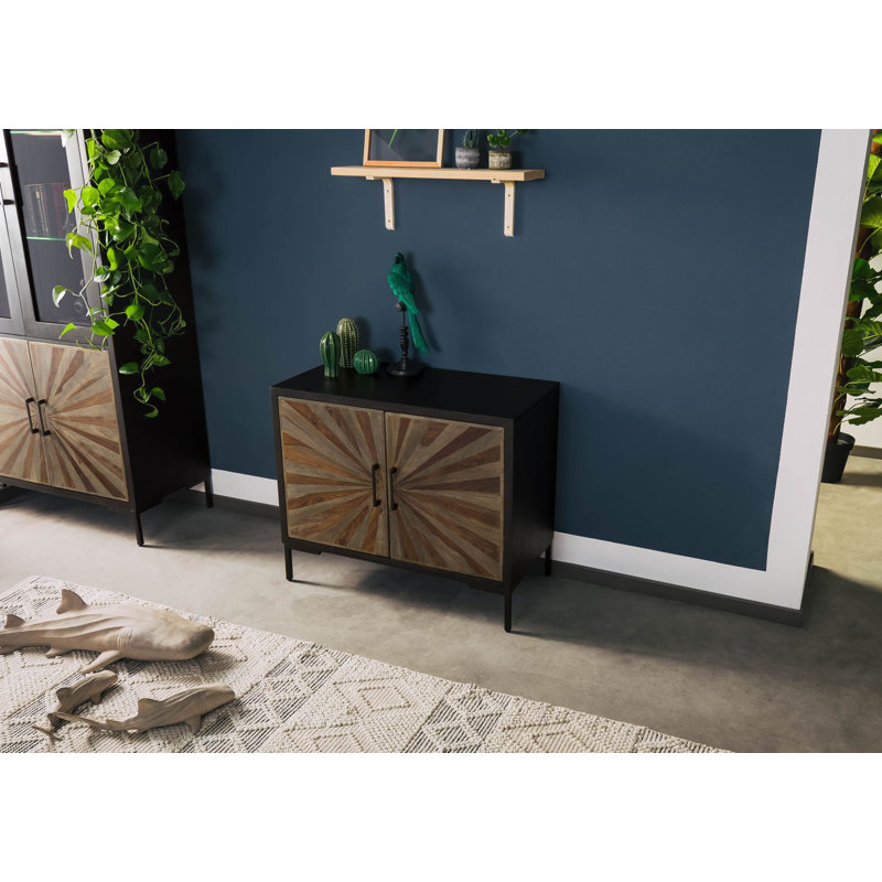90cm Solid Wood Sideboard
