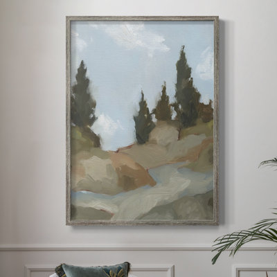 Reproduction d'art encadrée West Trail