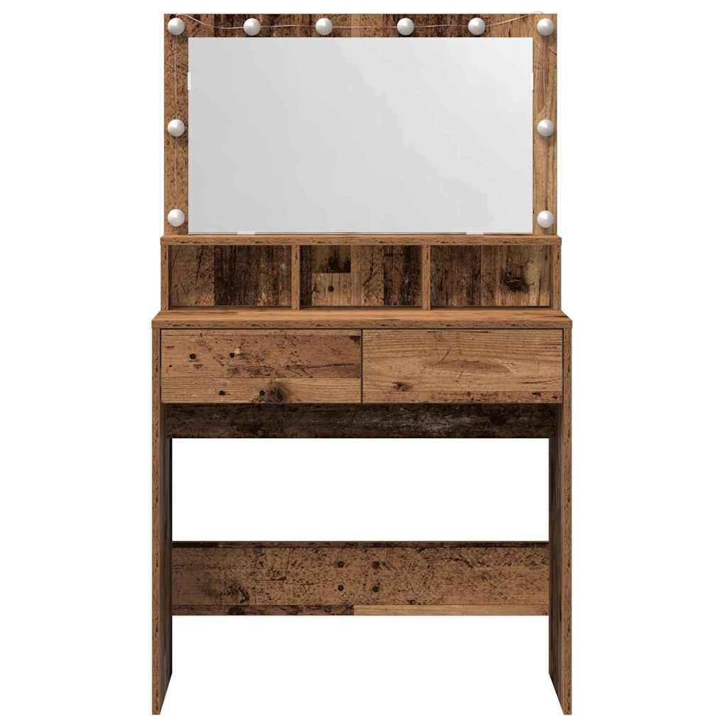 Dressing Table 80 X 41 X 134.5 Cm Engineered Wood