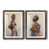 Papier, cadre noyer
