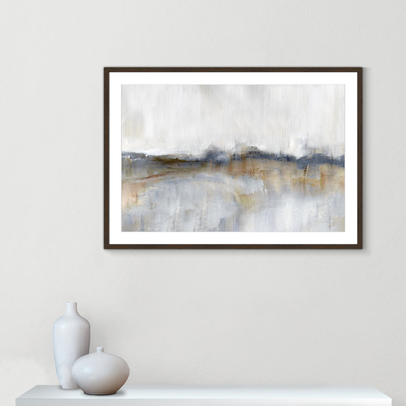 Autumnal Tide par - impression, H 29,5 po x l 41,5 po x P 0,75 po, Cadre noyer