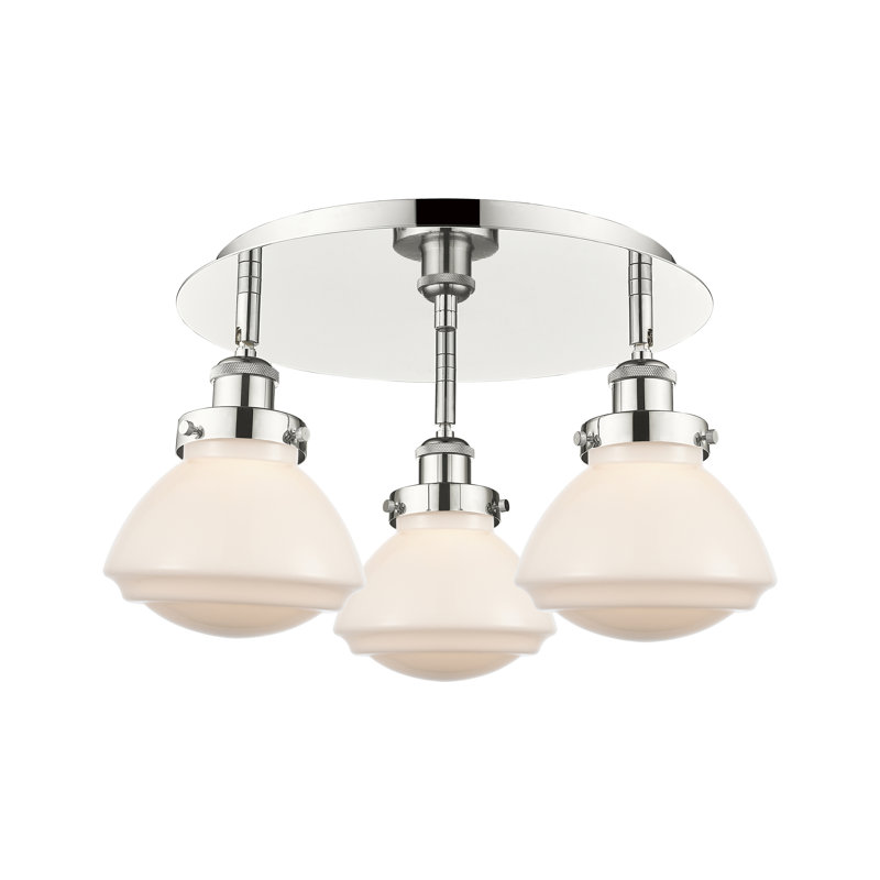 Plafonnier encastré Almarosa, Nickel poli, Blanc mat