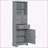 Versatile Tall Storage Cabinet with Multiple Compartments for Various Spaces-665919694