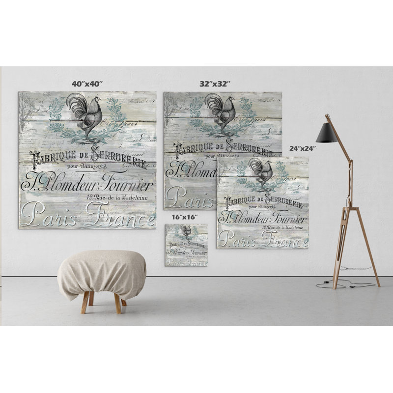 « signs of paris i », publicité sur toile tendue, H 16 po x l 16 po x P 1,5 po
