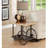 Kendig Industrial 28"L End Table with Storage in Oak and Antique Gray
