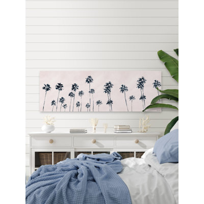 «Palm Tree Skyline» par Marmont Hill - peinture sur toile tendue