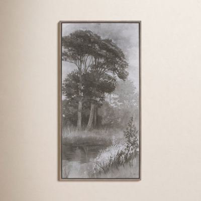Forest Morning II Hand-Embellished Print
