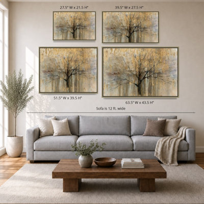 Open Arms Gold by Avery Tillmon - Graphic Art on Canvas