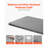 Full Size Bunkie Board, 1.5 in Bed Board Slats with 200D Oxford Cloth, Wooden Mattress Support for Full Size Bed, Easy Assembly Support under Mattress, Gray