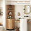172 cm H x 40 cm W Corner Bookcase