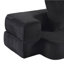 Canapé modulaire avec 3 tabourets de repose-pieds Ebern Designs-165168855