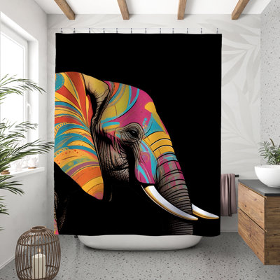 Rideau de douche Titan Elephant