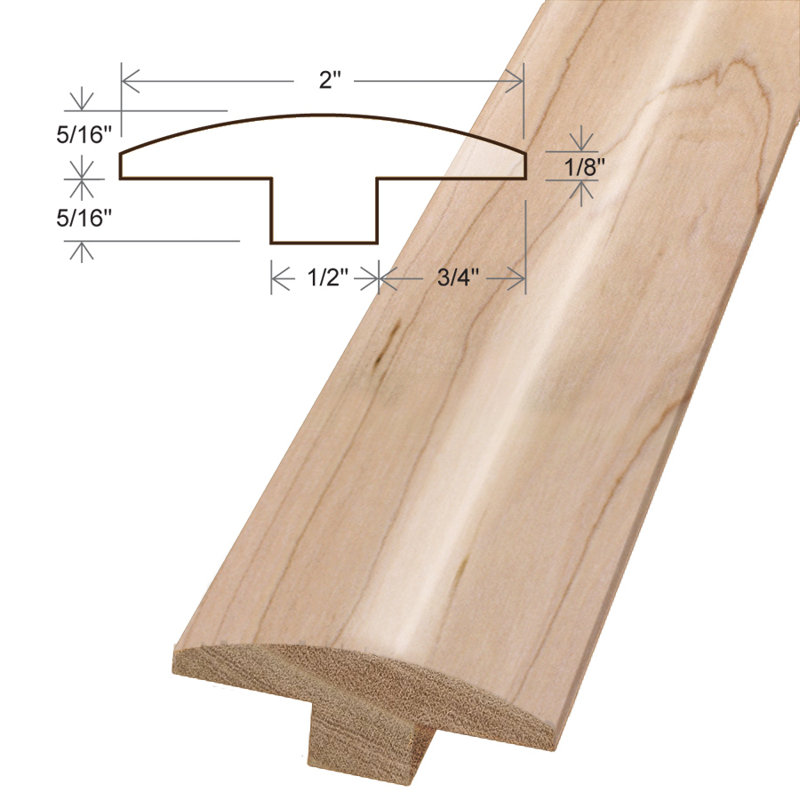 2'' W x 78'' L T-Molding