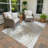 Machine Washable Indoor/Outdoor Chantille ACN2396 Abstract Rug-1154982707
