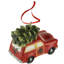 Spode Christmas Tree Station Wagon Ornament 3"