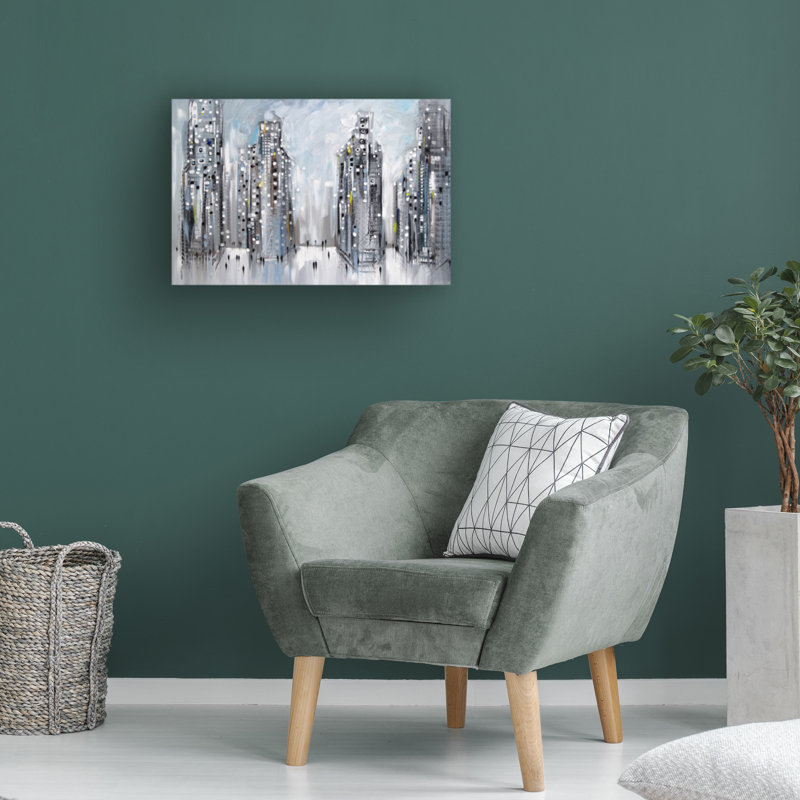 Œuvre sur toile, Ekaterina Ermilkina, H 12 po x l 19 po