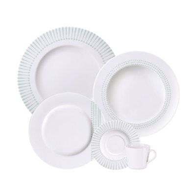 20 Piece Porcelain Dinnerware Set - Service for 4