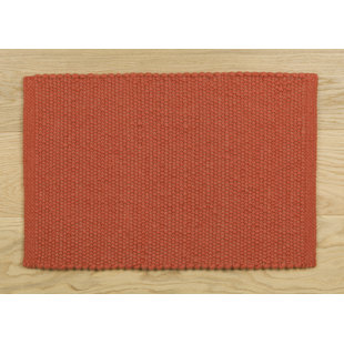 Solid Colour Wool Area Rug