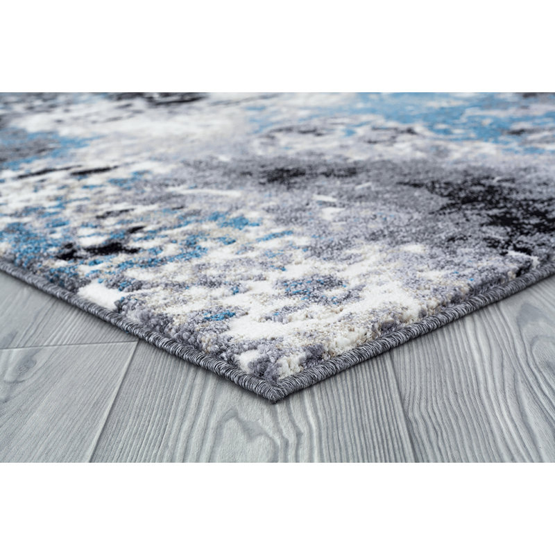 Towne Abstract Indoor Rug, Rectangle 3'9" x 5'9"