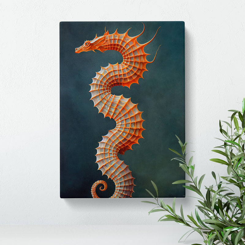 Seahorse Dragon - Wrapped Canvas, 76cm H x 50cm W x 3cm D