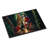 Doberman Pinscher and Santa Claus Doormat-112753764