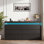6-Drawer Dresser With Sliding Desktop & Power Outlet Storage Cabinet With Led Lights, Wide Chest Of Drawers With Charging Station, Organizer For Bedroom, Closet, Living Room