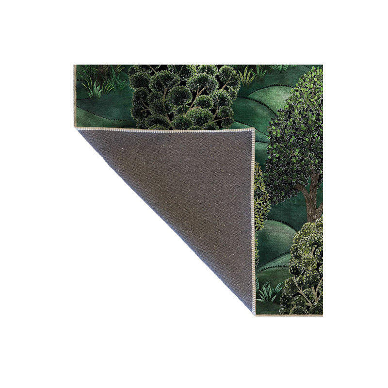 Tapis décoratif lavable à la machine, Sous-tapis rectangulaire de 3 pi 3 po x 4 pi 11 po