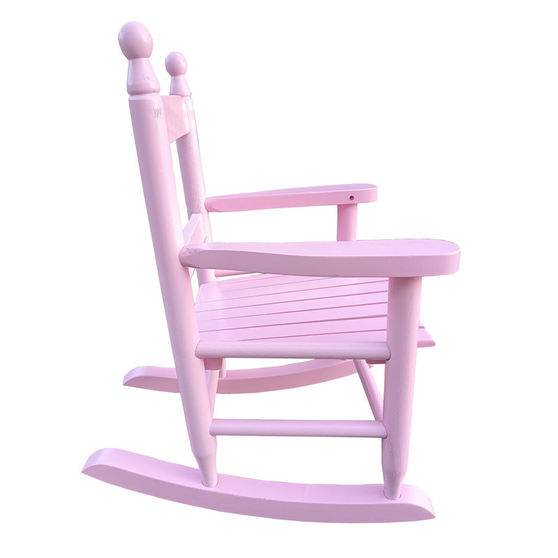 Chaise berçante pour enfants, Rose clair