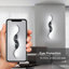 2-Light S-Shaped LED Flush Mounted Sconce
